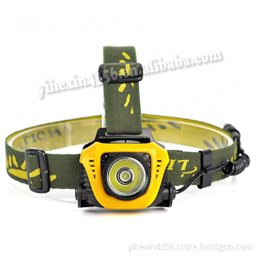 CREE High Power LED Rechargeable Headlamp With Sensor Function,USB Output Charging For Mobile Phone